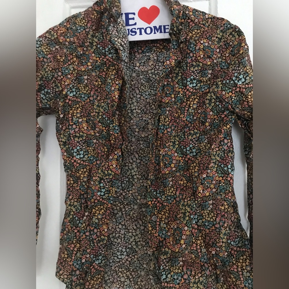 J. Crew floral button down